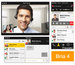 telefono software per pc windows Bria softphone voip windows pC